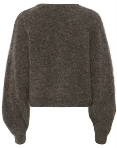 Gestuz - GZDebbie Cardigan - Chestnut Melange